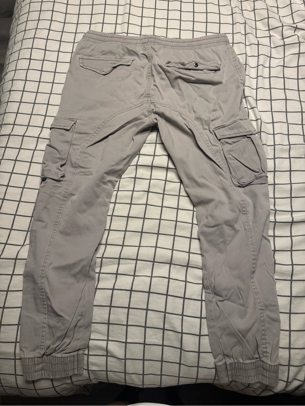 Urban Heritage Light Gray Cargo Joggers - Picture 2 of 4